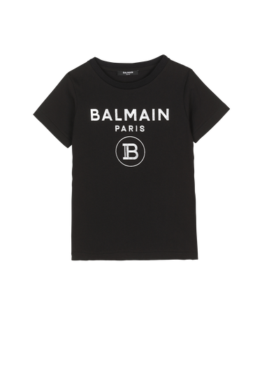 Cotton T-shirt with Balmain logo
